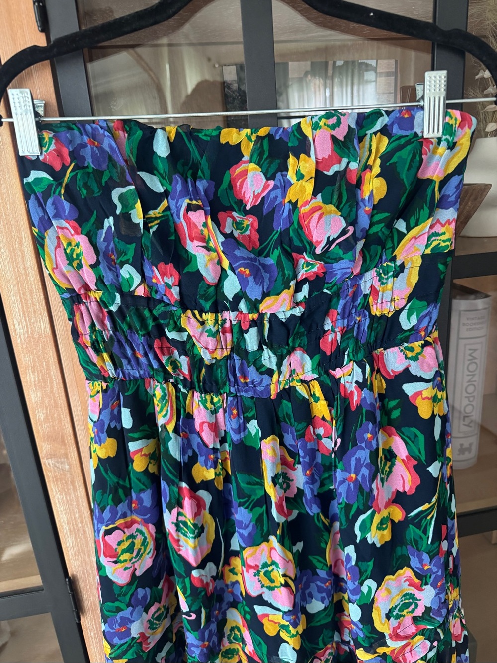 By Anthropologie The Somerset Strapless Maxi Dress floral gown colorful wedding - Picture 4 of 12